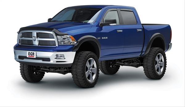 EGR Matte Black 2 In. Bolt-On Look Fender Flares 02-09 Dodge Ram - Click Image to Close